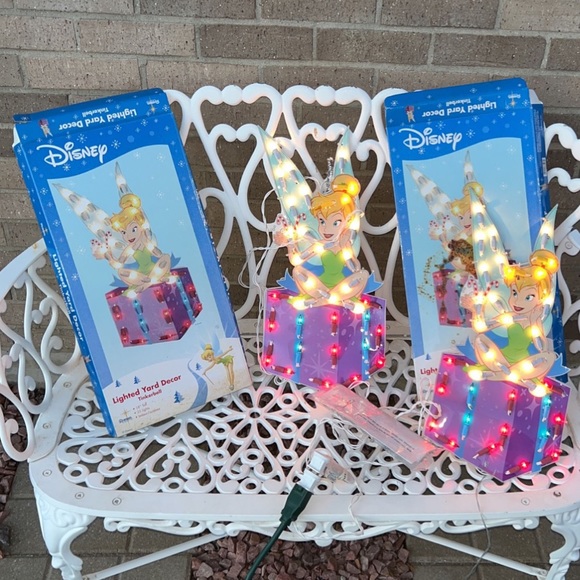 Disney Christmas Tinkerbell Shillouettes - Picture 1 of 4